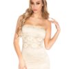 Csipkés bandeau miniruha 981